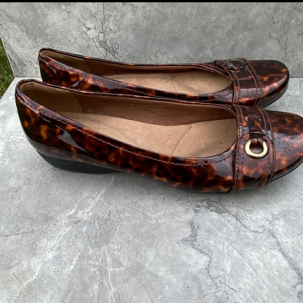 Clark’s Tortise Shell Pattern Ballet Flats - image 3
